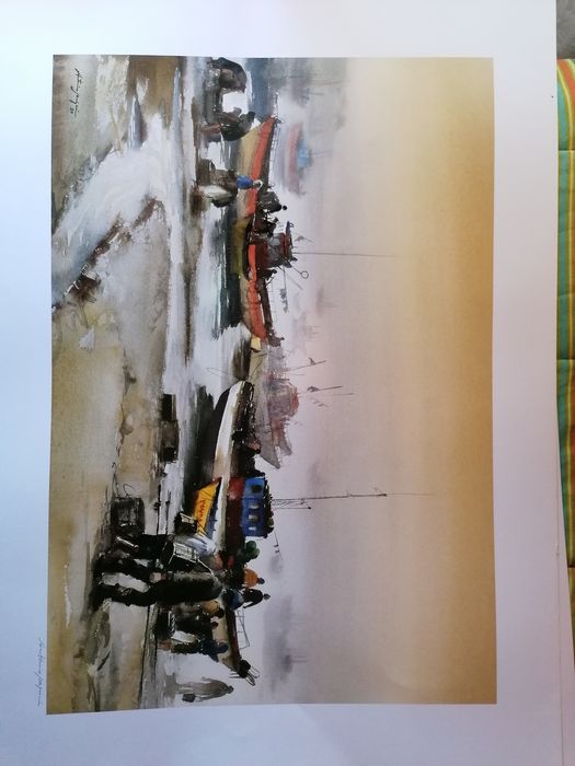 Litografia António Joaquim assinada