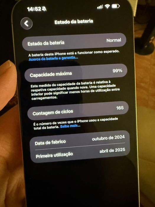 Iphone 16 pro max praticamente novo