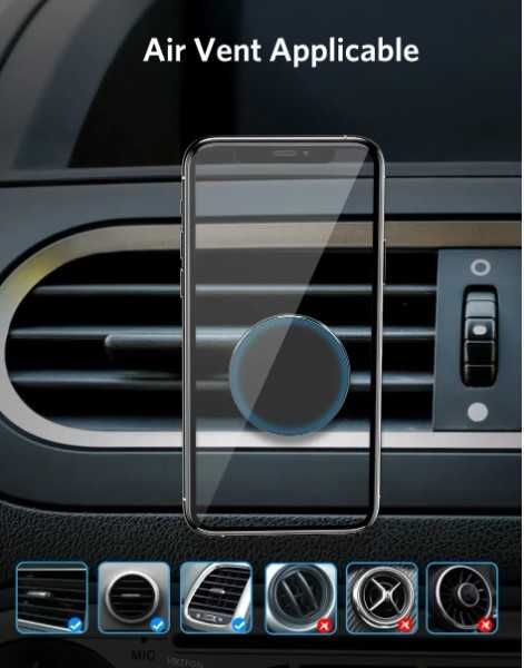 Suporte magnético de telemóvel para o carro