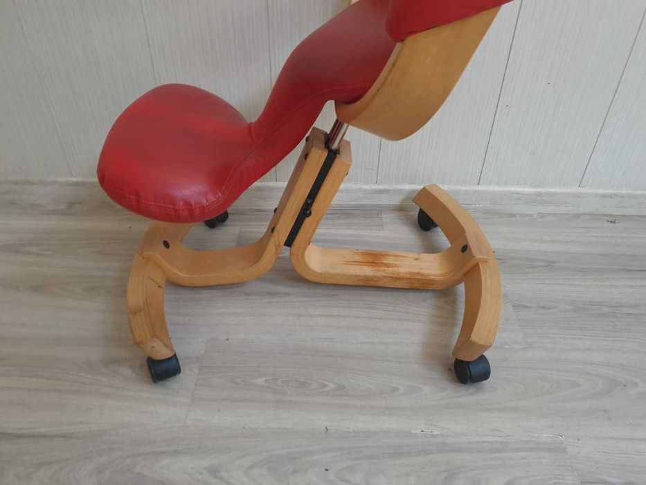 klękosiad krzesło ergonomiczne Rybo BALANS OFFICE retro vintage