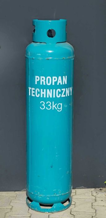 Napełnianie Butle propan 33 kg z gazem do ogrzewania lub puste wymiana