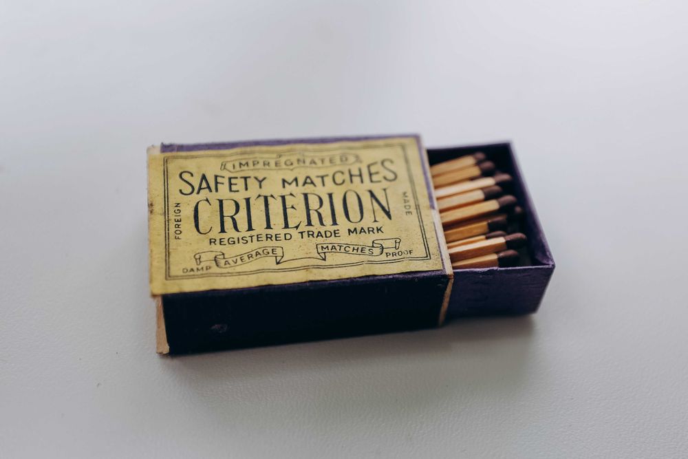 Сірники CRITERION ретро колекційні виробництво Англія 1944 рік