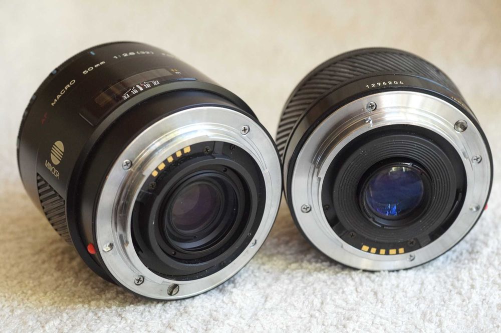 Minolta AF 28 f/2.8 + 50 Macro для Sony