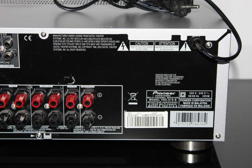 PIONEER VSX-516 Amplituner wzmacniacz kino  USB optyk pilot Wysyłka