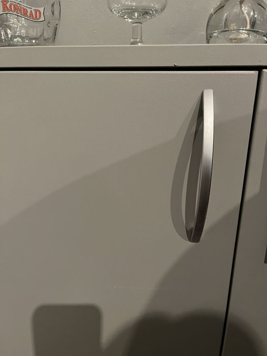 Uchwyt meblowy metalowy 14 szt 128mm srebrny