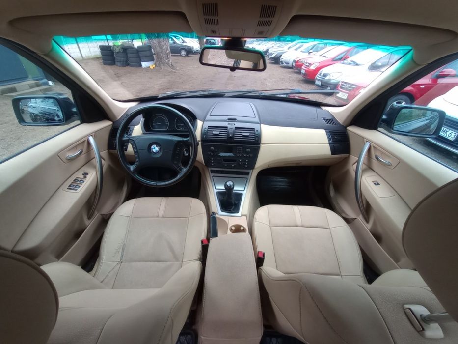BMW X3 2.0D 150KM 2005r • SKÓRA • KLIMA • zimówki 4x4 • TORUŃ FV 23%