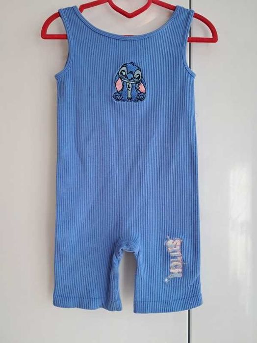 Nowość 2026:) prążkowany kombinezon Stitch roz 122