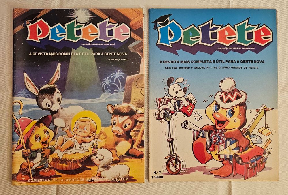 Petete - 6 revistas anos 80