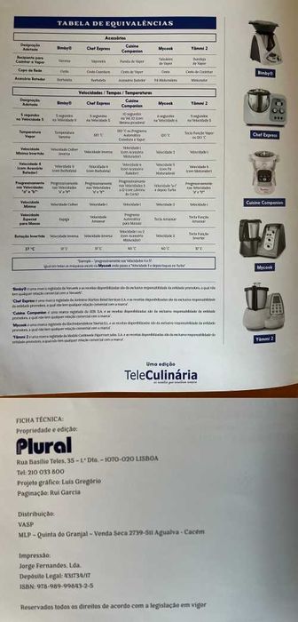 Livros culinária Bimby