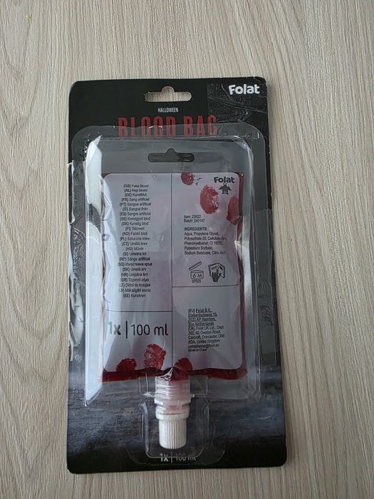 Sztuczna krew w woreczku 100ml