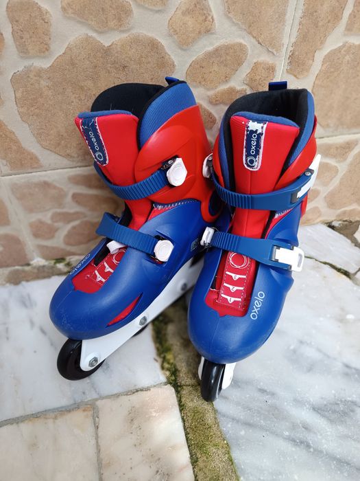 2 pares de patins  em  linha nu 34/36