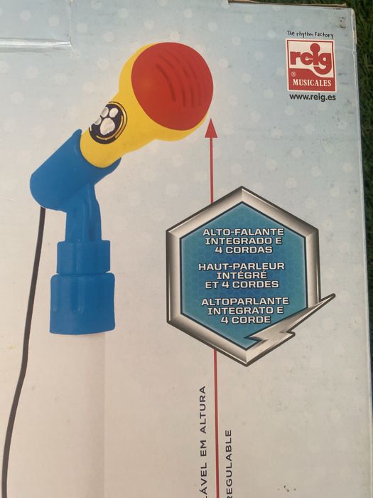 Guitarra eletrica com microfone Paw patrol Patrulha pata