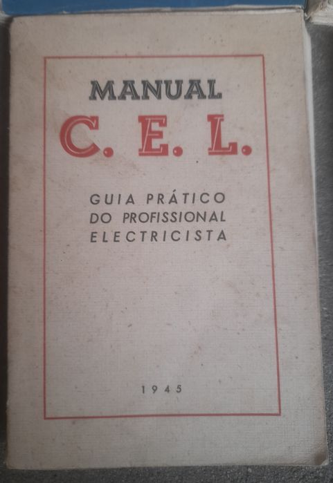 Livros antigos "Memorial do Elétricista" e livros sobre Elétricidade