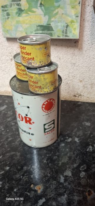 Latas lubrificantes Shell automobila  [ler descrição do anúncio]