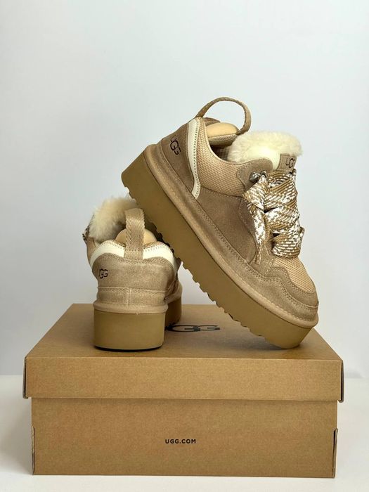 Уггі UGG Lowmel Sneaker Platform premium | Угги натуральные жіночі