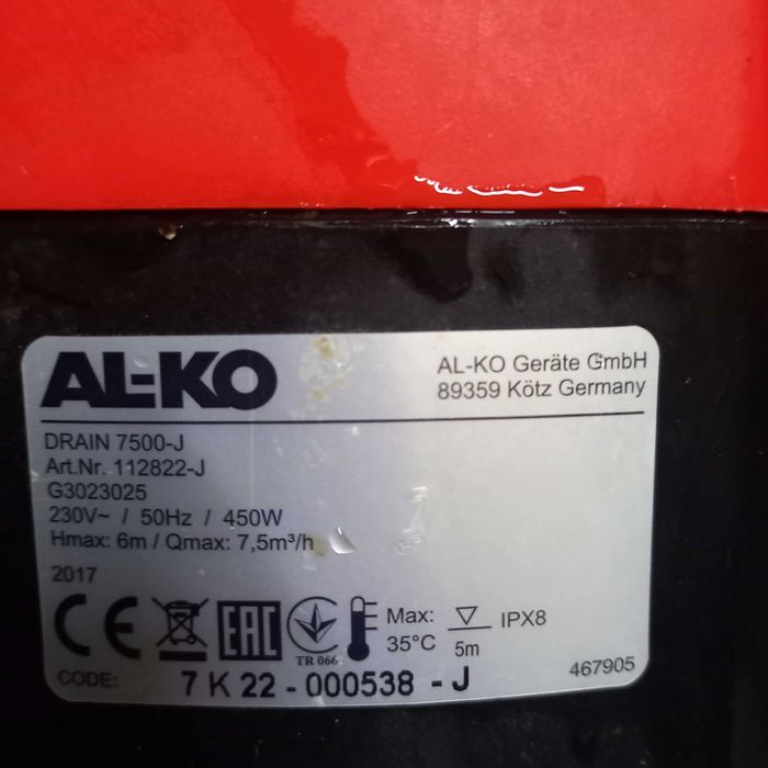 Pompa zanurzeniowa Al-ko