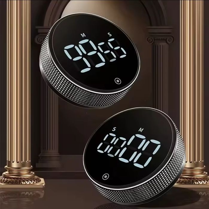 Кухонний таймер електричний з Дисплеєм, цифровий, магнітний