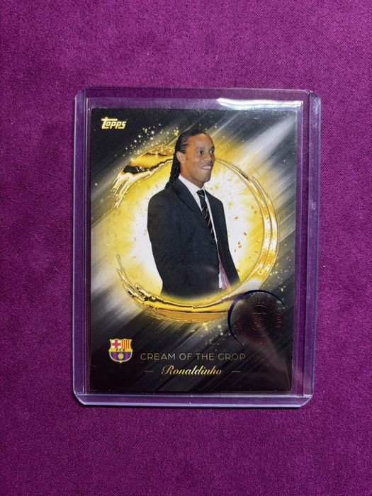 Card Ronaldinho Barcelona topps
