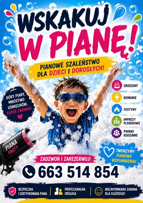 Piana Party - Imprezy z pianą