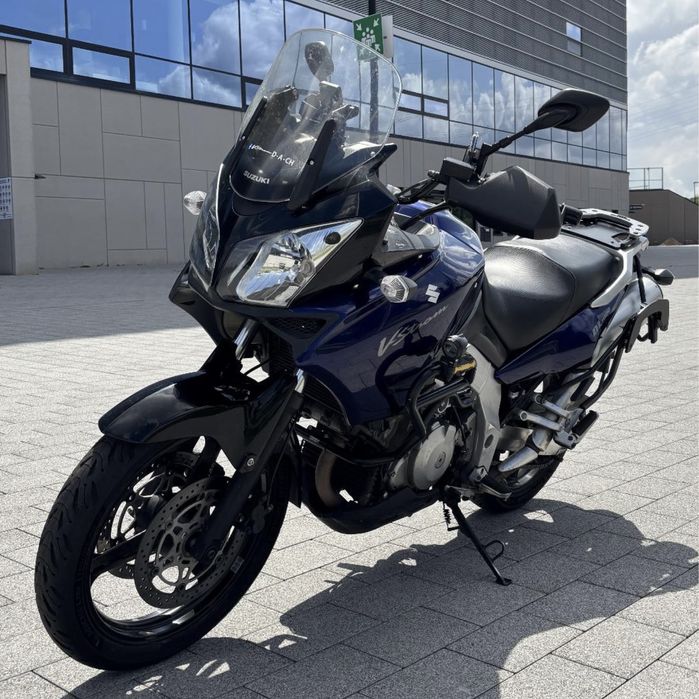 Suzuki DL1000 V-Strom, 2004. 110 tys. km. Sakwy, kufer, gmole.