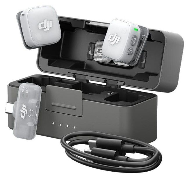 Мікрофонна система DJI Mic Mini 2 (2TX + 1 Mobile RX + Charging Case)