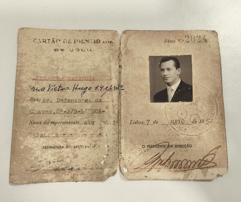 Espólio Histórico 1950/60 - Refugiado Apátrida (PIDE, ONU, Pan Am)