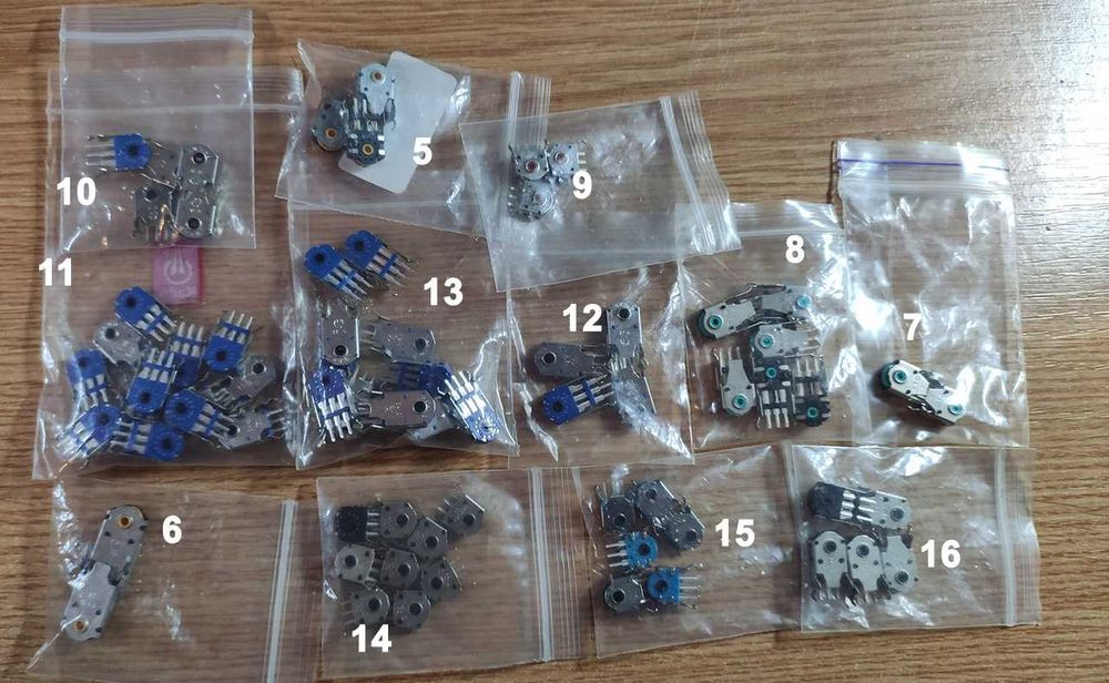 Энкодеры, кнопки и др. для мышек