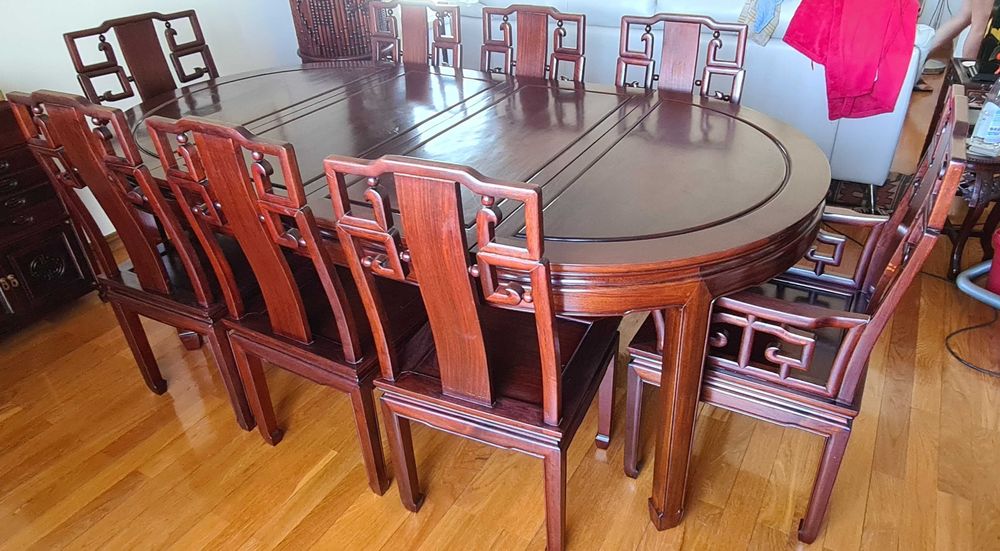 Mobília jantar pau rosa