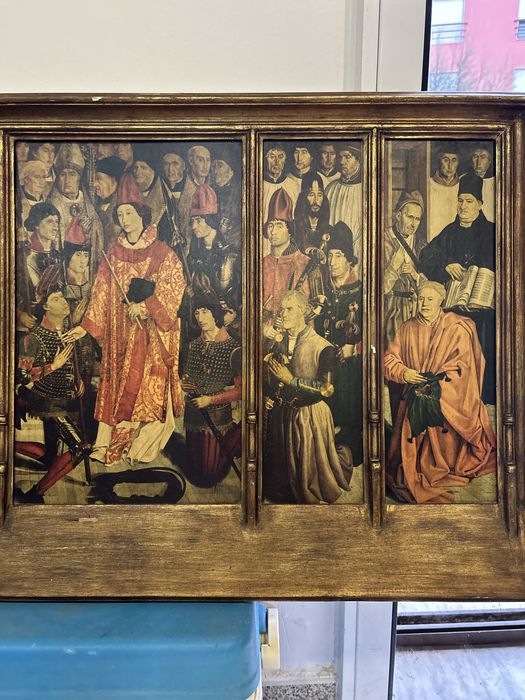 Quadro antigo Paineis sao vincente