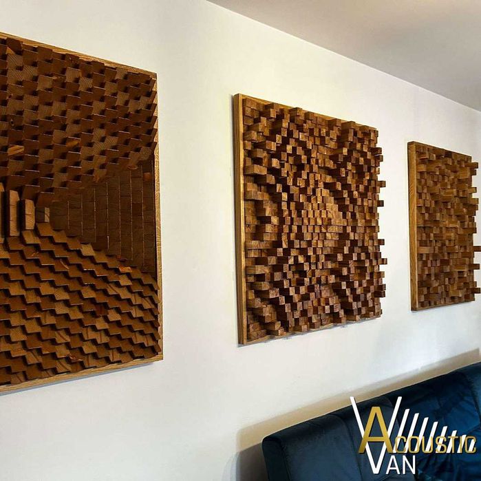 Panel Akustyczny, Dyfuzor, Rozproszenie Fal, Panel Dekoracyjny 50x100