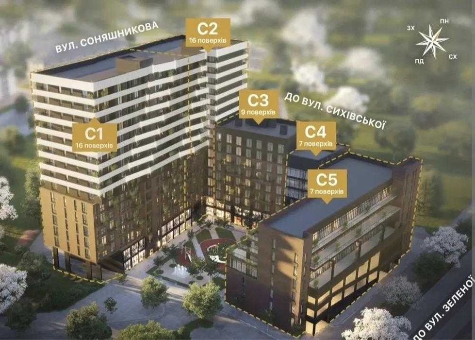 Продаж 1кім квартири по вул.Соняшникова ЖК Auroom Solar