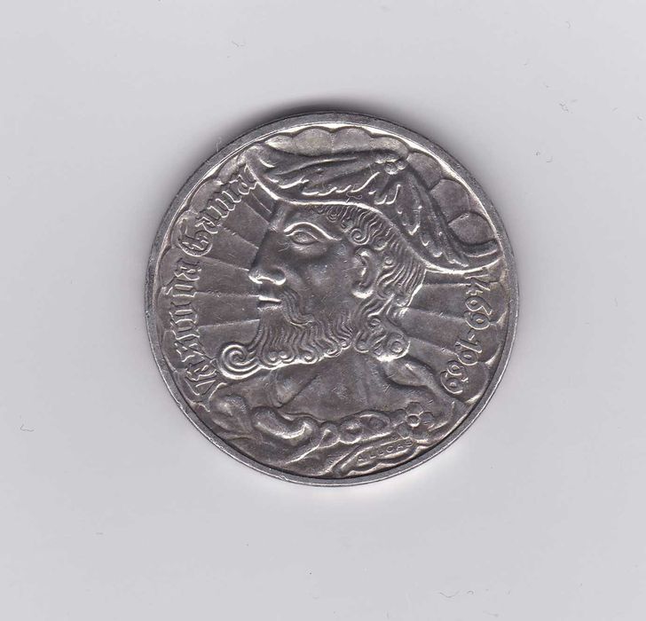 moeda de prata 50 escudos 1969 Vasco da Gama