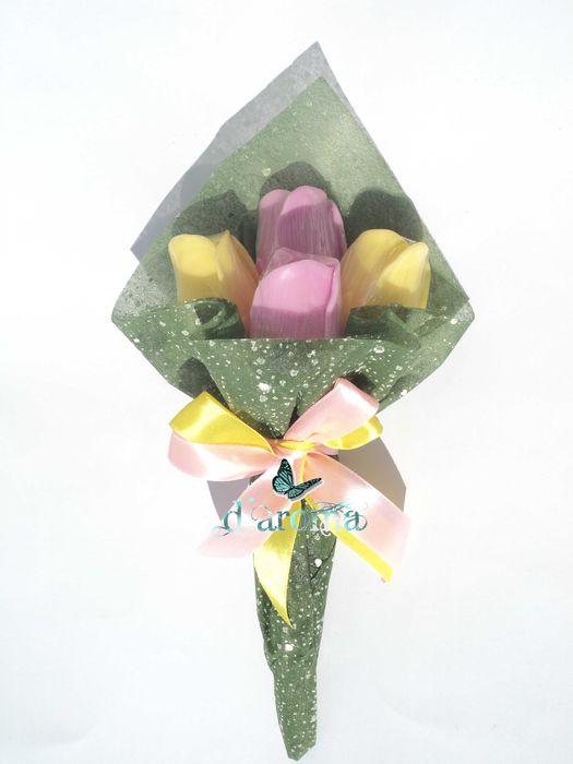 ARRANJO ROSAS em Sabonete decorativo