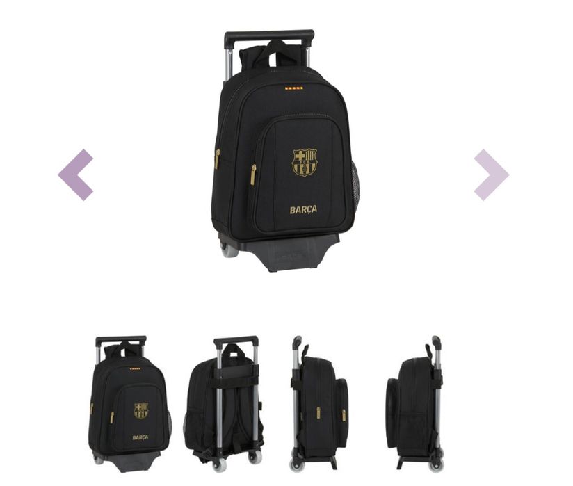 Mochila infantil Barcelona NOVA SEM USO