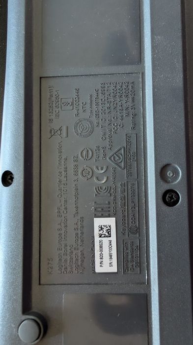 Клавіатура і мишка Logitech комплект mk275