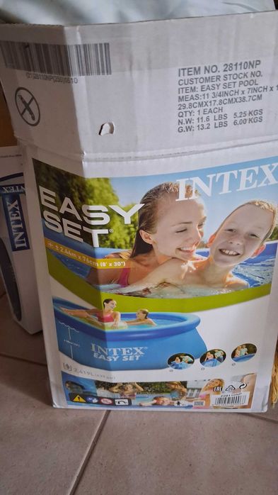 basen rozporowy Intex Easy set  2,44mx76 cm