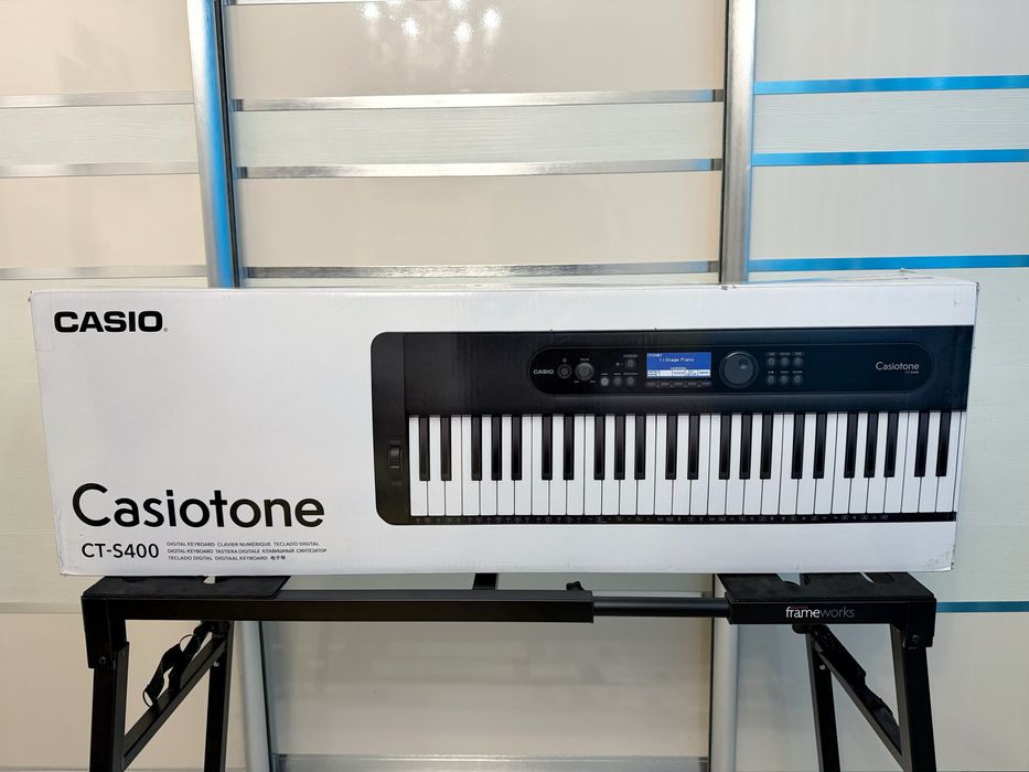 Професійний Синтезатор Casio CT-S400!!! Динамічне Піаніно, Клавіши.