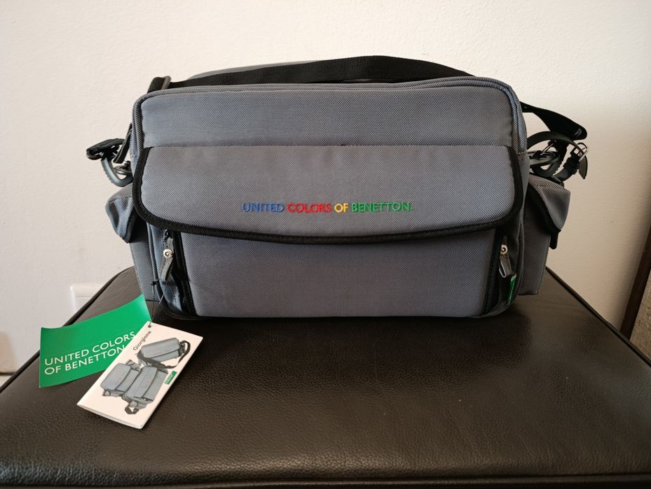Mala p/equipamento fotográfico, Benetton,NOVA