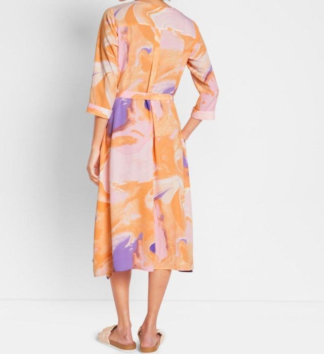 Nowa sukienka koszulowa pastele 48