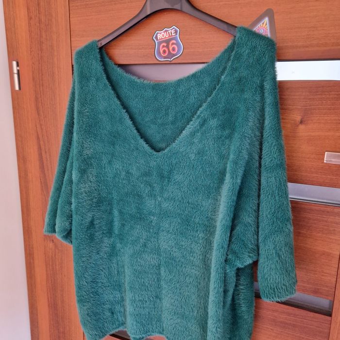Sweter damski puchacz