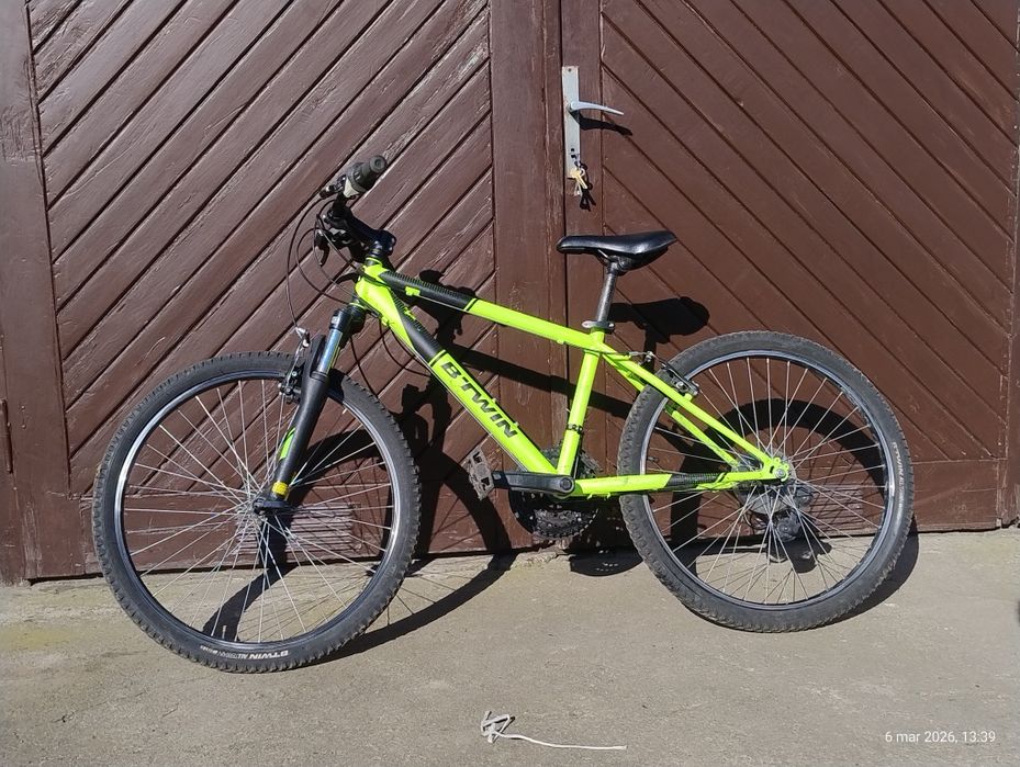 Rower górski MTB B'TWIN Rockrider | Koła 24" | Neon Yellow | Stan bdb