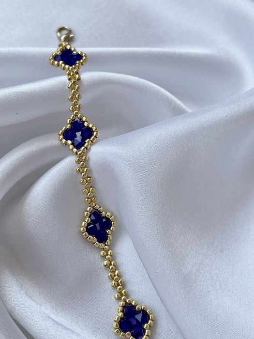 Сережки з бісеру  Van Cleef