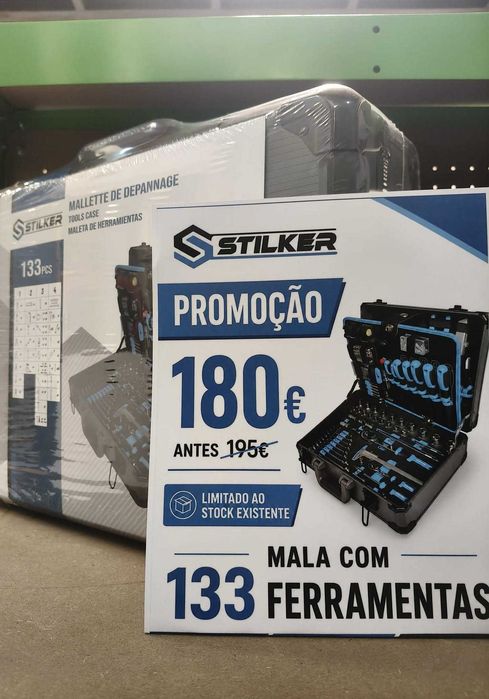 MALA 133 FERRAMENTAS NOVA | 1/4″ 1/2″ AZUL/PRETO STILKER LL29