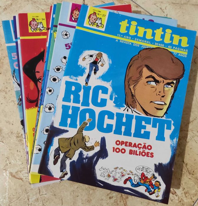 Revista Tintin - Vários anos completos