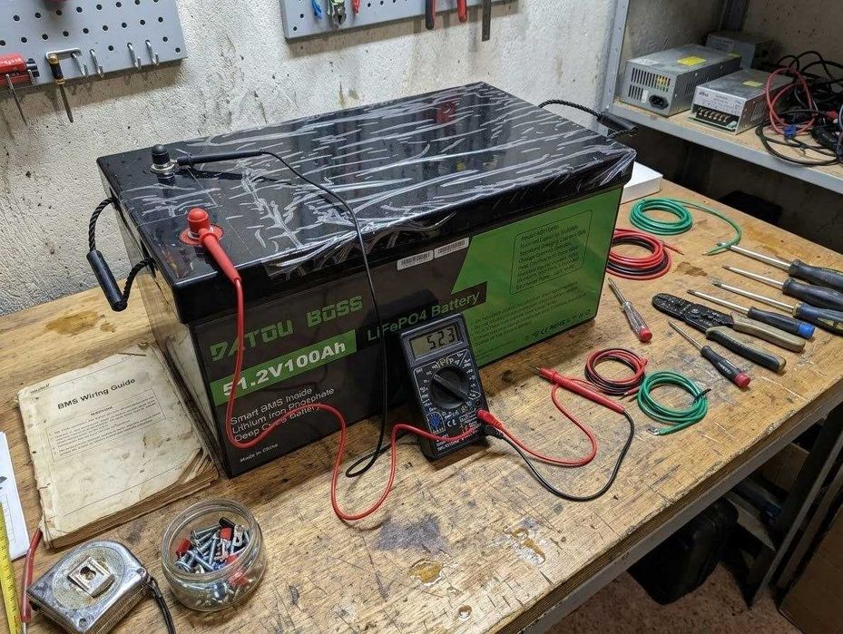 Акумулятор LiFePO4 48V 100 А для резервного живлення котла  аккумулятор LiFePO4  24V 100А  для резервного питания системы отопления дома и квартиры