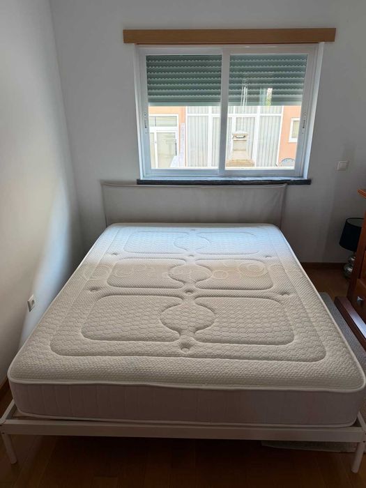 Cama de casal IKEA 160x200 + colchão Bultex | Conjunto completo