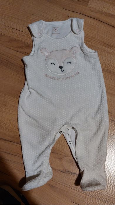 Śpiochy niemowlęce welurowe