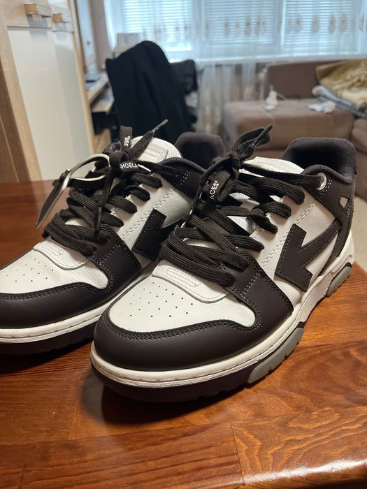 Кросівки Off-White Out of Office Оригінал (коричневі) — zdjęcie 4