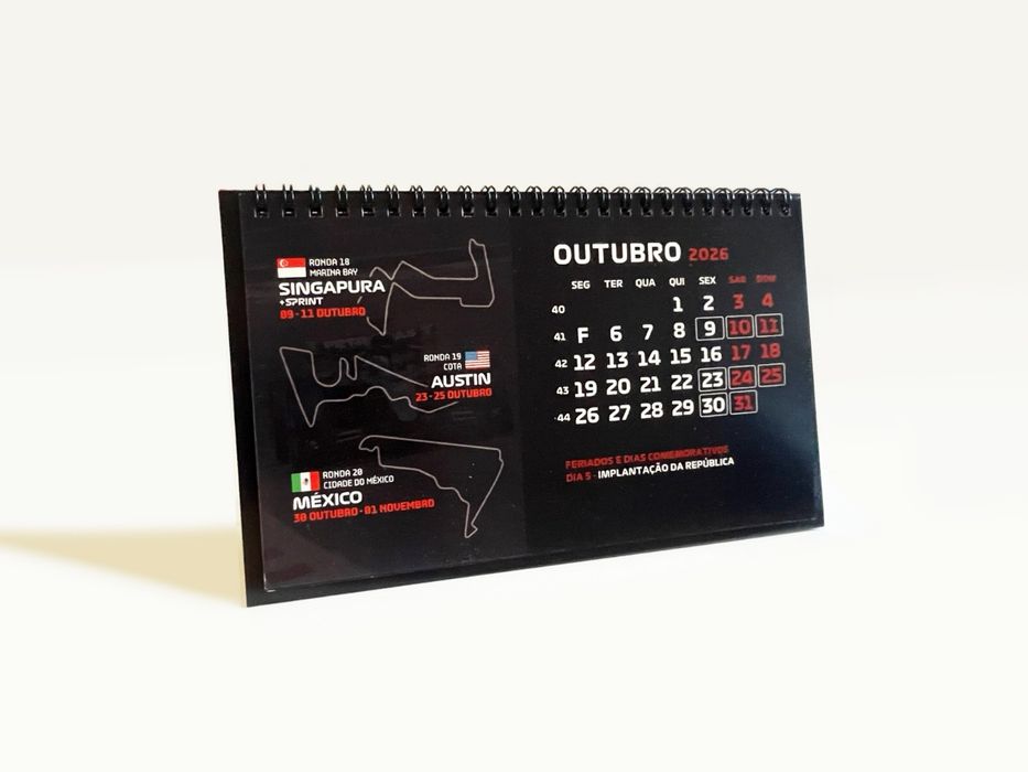 Calendário Formula 1