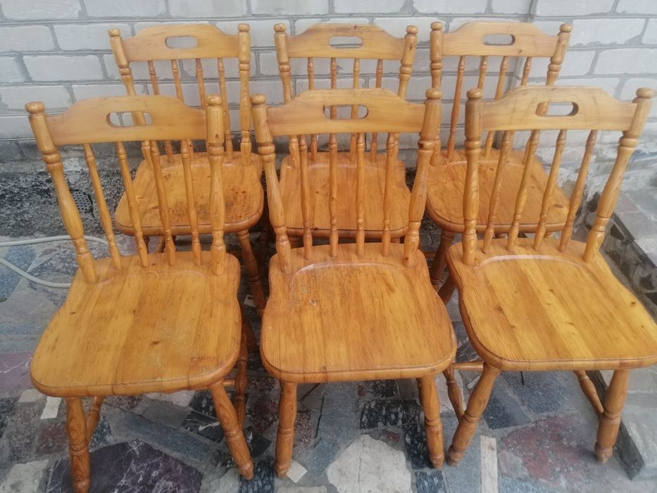 Стол, стулья комплект ручной работы